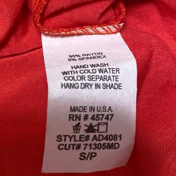 Ariella Red Multicolor Beads Strapless Sleeveless Mini Bandeau A-line Dress Sz S - Picture 5 of 5